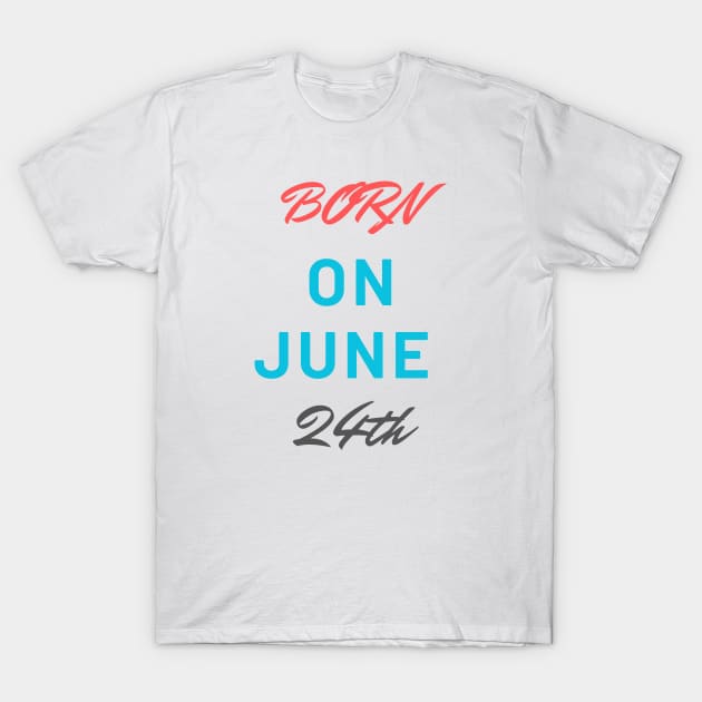 Born on june T-Shirt by CRML